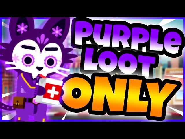 Purple Loot Only  CHALLENGE in Super Animal Royale