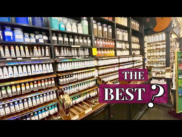 Best Art stores in London - Cornelissen & Son Shop Walkthrough !