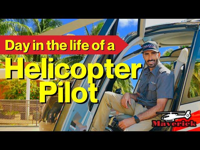 Maui Helicopter Pilot Day in the Life! | Maverick Helicopters