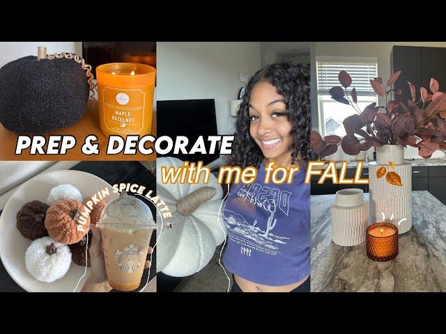 Fall Decorate With Me | shop with me for cozy fall decor | fall room makeover