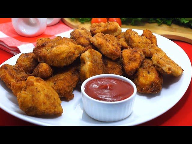 Куриные наггетсы — Домашние куриные наггетсы с хрустящей корочкой