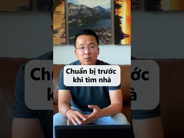 Chuẩn bị trước khi tìm nhà