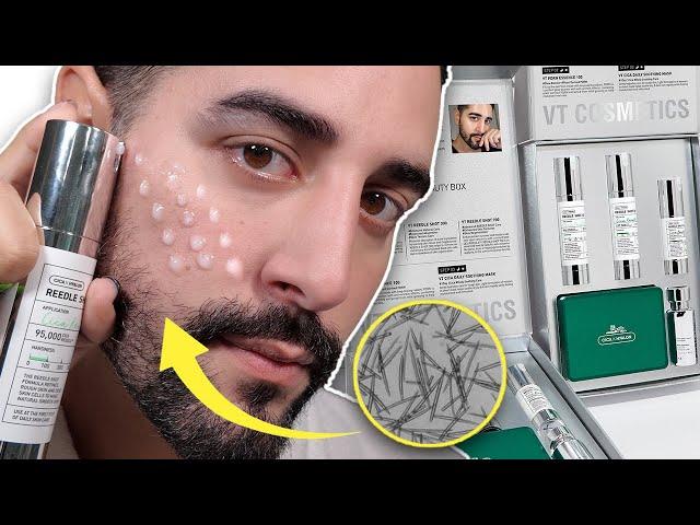 AD MICRONEEDLING IN A BOTTLE? JAMES X VT's Viral K-Beauty CICA Reedle Beauty Box!