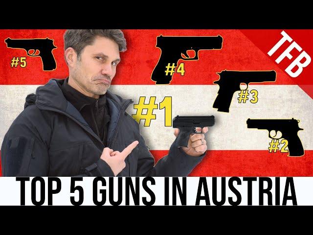 Top 5 Best-Selling Handguns in Austria 2024: Exclusive at Austria Arms!