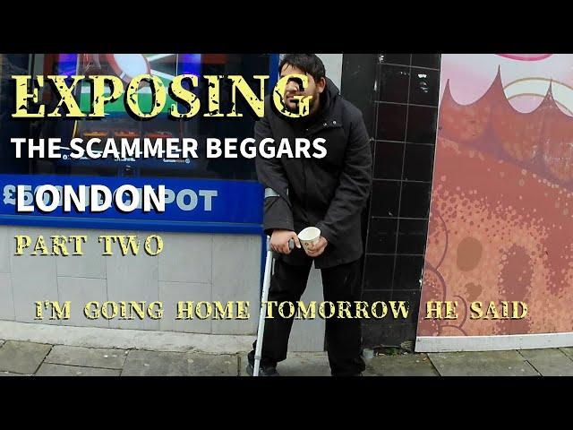 I Asked A FAKE Homeless Beggar A Few Questions. #uk #london #beggars Scammer?