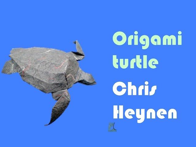 Origami leatherback seaturtle by Chris Heynen