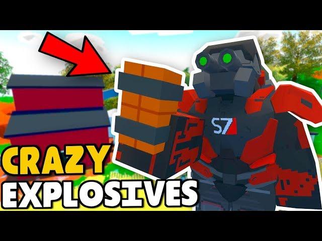 I FOUND OVERPOWERED EXPLOSIVE CHARGES! (Modded Unturned #164)