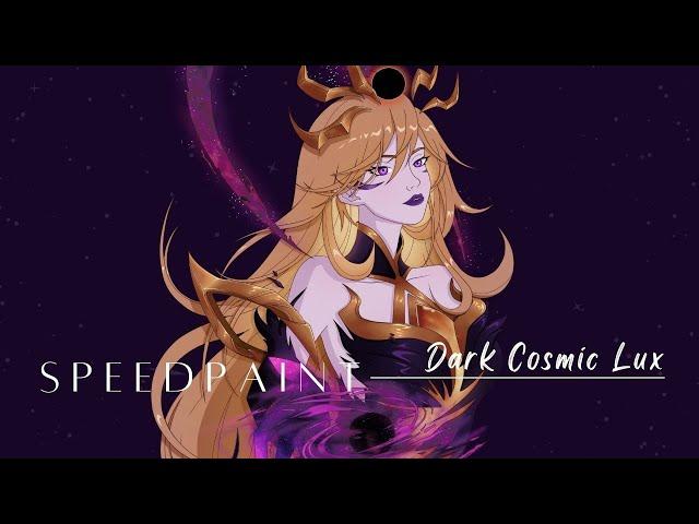 Dark Cosmic Lux Fanart | Photoshop Speedpaint