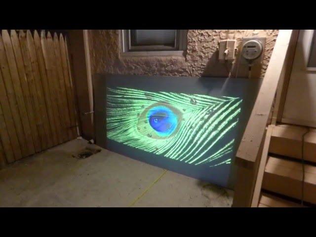 CRYSTAL EDGE TECHNOLOGY SCREEN OUTDOOR 10 FT BACK 2000 LUMENS