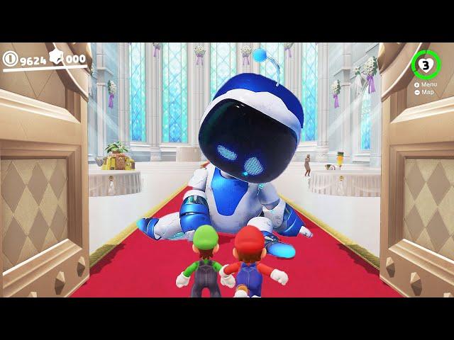 Super Mario Odyssey - Astro Bot Final Boss Fight (HD)