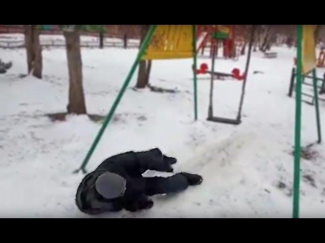 Как наебнуться на качелях