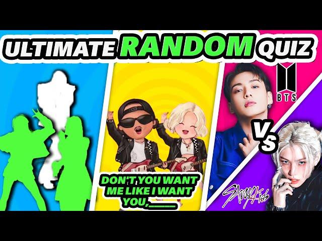 The Ultimate RANDOM Quiz  Random Rules, Ultimate Showdown - Kpop Quiz 2025