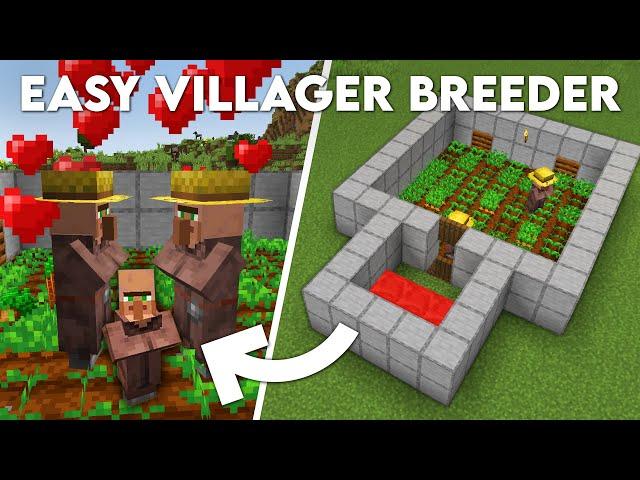 Minecraft Infinite Villager Breeder Tutorial - Easiest & Best Design