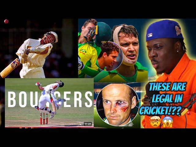 AMERICAN REACT TO THE MOST DANGEROUS BOUNCERS IN CRICKET HISTORY/THESE ARE CRAZY!! (@R9Cricket )