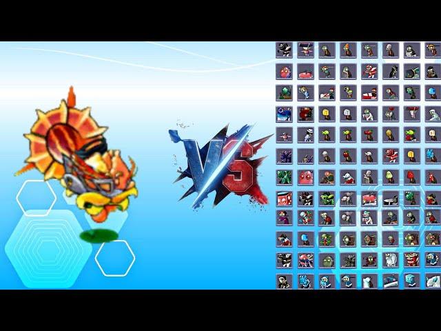 Vulcan Cabbage vs All Zombies Max Level | PVZ fusion 2.5.1