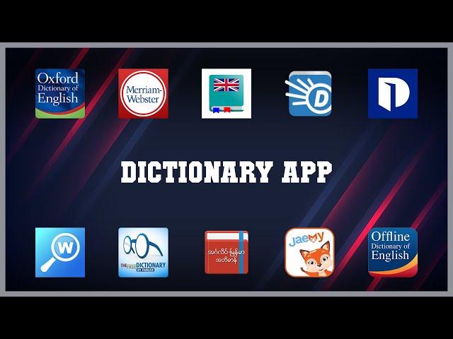 Top 10 Dictionary App Android Apps