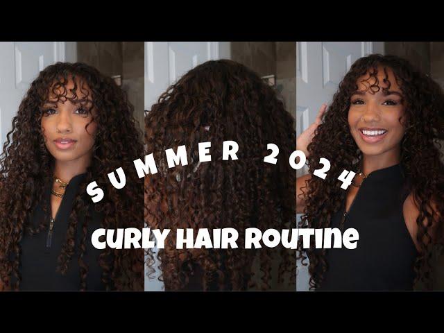 SUMMER 2024 CURLY HAIR ROUTINE | 3A/3B CURLS