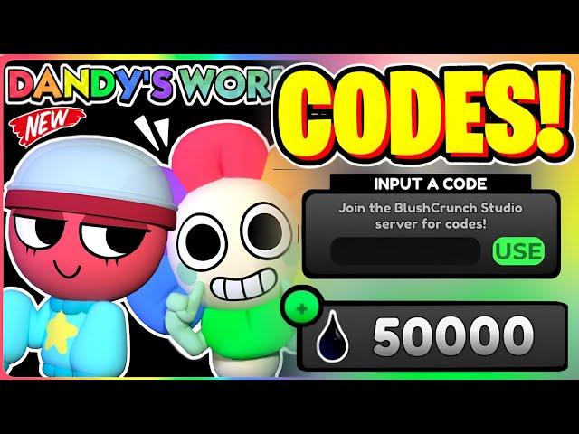 HELLOWEEN UPDDANDYS WORLD CODES - CODES FOR DANDY'S WORLD - ROBLOX CODES