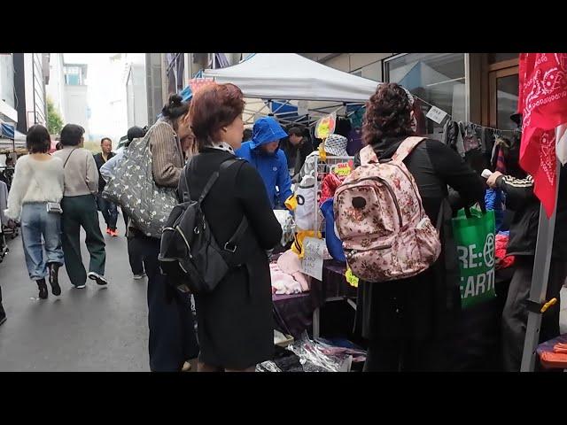 동대문일요시장 수많은 시민들 외국인들로 북새통~나이키 제품도 저가공세  올30분 워킹뷰