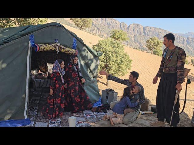 Rajab took Isa to his daughters' arms and said goodbye to them to take care of his own problems