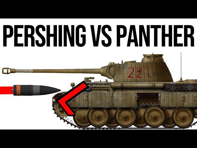 M26 Pershing VS Panther Armor Simulation