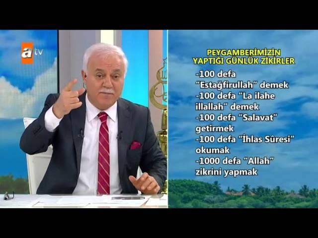 Peygamberimizin yaptığı günlük zikirler - Nihat Hatipoğlu Sorularınızı Cevaplıyor 178. Bölüm - atv