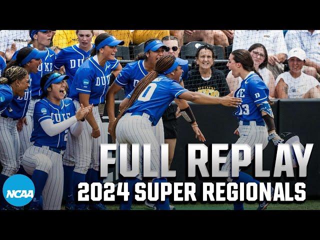 Duke vs Missouri: 2024 NCAA softball super regionals Game 1 | FULL REPLAY