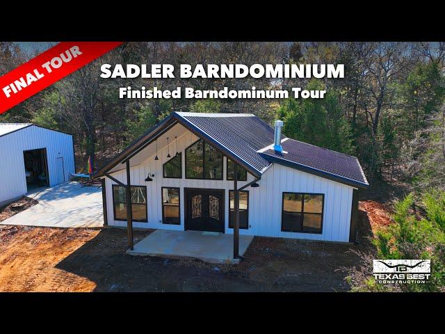 Sadler #Barndominium Home Finished Tour | Texas Best Construction