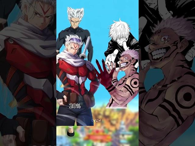 Gojo Sukuna Vs Garou & Empty Void