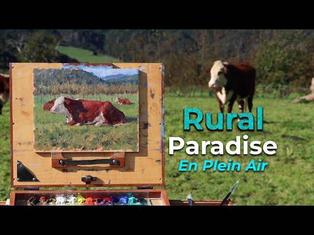 Painting Outdoors - Cows & Creeks | THREE Paintings, En Plein Air!