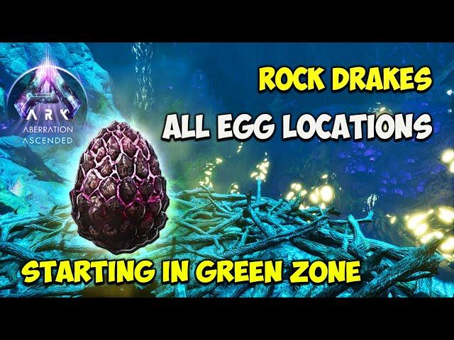 ALL Rock Drake Egg Spawn Locations | How to Get Drake Eggs Easy in ARK Ascended Aberration