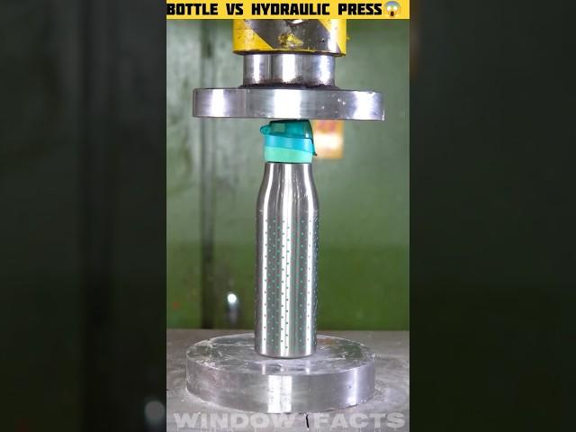 Bottle Vs Hydraulic Press #shorts #experiment #5minutecreafts #magicexperiments #facts #science