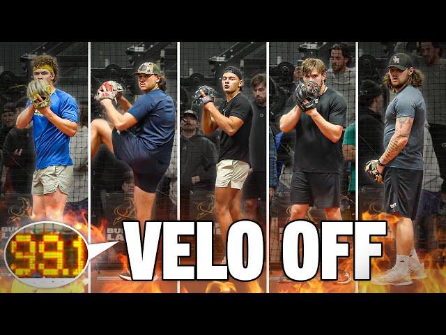 2 College Pitchers Vs. 3 Pros In A Velo Off