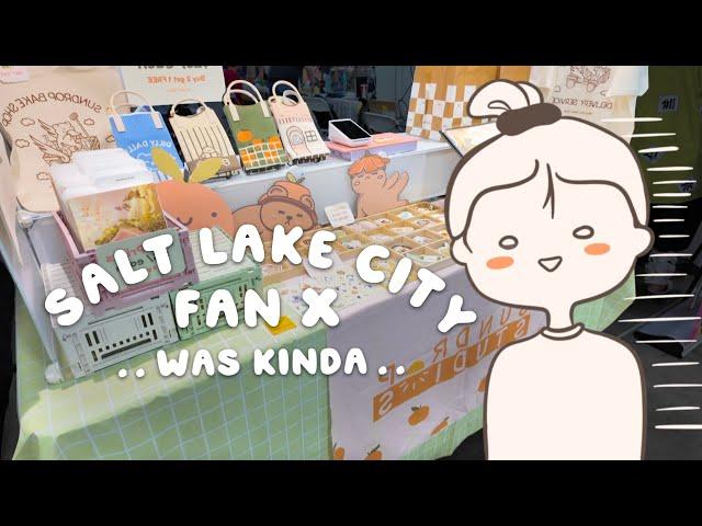 Salt Lake City Fan X was kinda...  Artist Alley Vlog! 2024