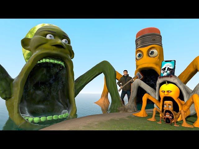 ALL ITALIAN AI BRAINROT SEA EATERS VS NEW SEA EATER LIN GANG MELON! - Garry's Mod