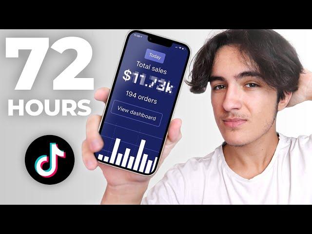 I Tried Dropshipping on TikTok for 72 Hours