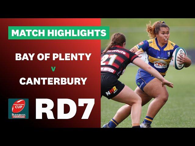 RD 7 HIGHLIGHTS: Bay of Plenty v Canterbury (Farah Palmer Cup 2024)