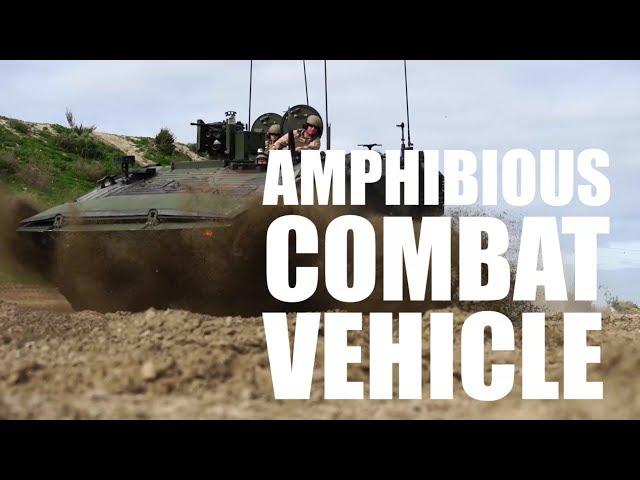 The new Amphibious Combat Vehicle is off the tracks.