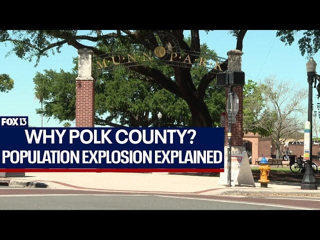 Polk County’s population is growing faster than any county in America