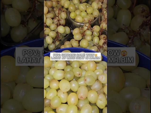 POV: Sobrang Dami! WOW Lahat Ay Libre Bigay Ni Mr.Bin #dumpsterdiving #dumpsterfood #grapes