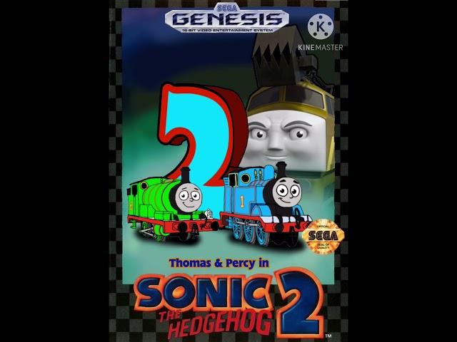 Thomas and Percy in Sonic 2 box art