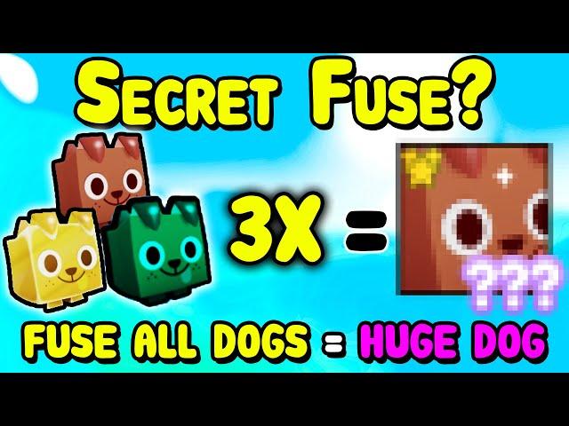 Secret Fuse to get Huge Dog in Pet Simulator X.. ?