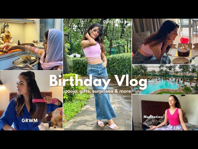 MY BIRTHDAY VLOG  : Get Ready With Me || pooja, gifts, surprises & more || Garima Verma