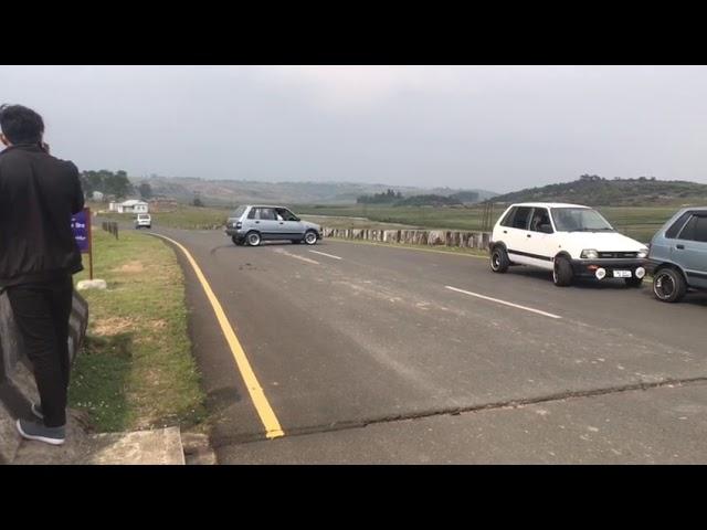 Meghalaya .jaintia .Road drift at thlumuvi bridge ..RANGCAR