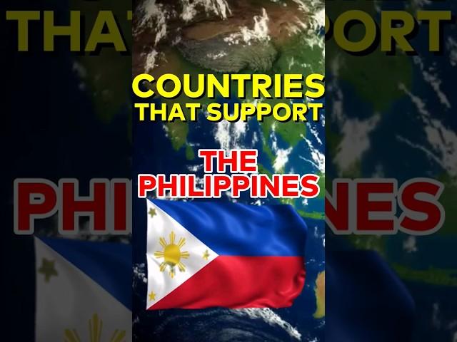 Countries that support Philippines!️ #philippines #trend #shorts #country #countries