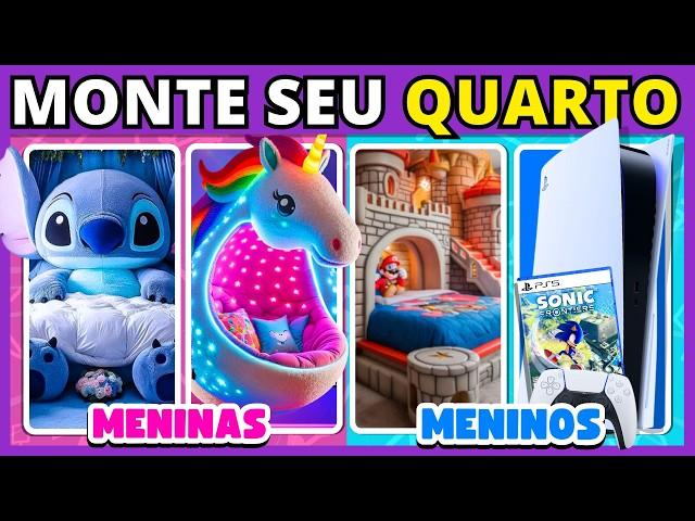 ️ MONTE SEU QUARTO DOS SONHOS LUXUOSO  Jogo das Escolhas | #buuquiz #quiz