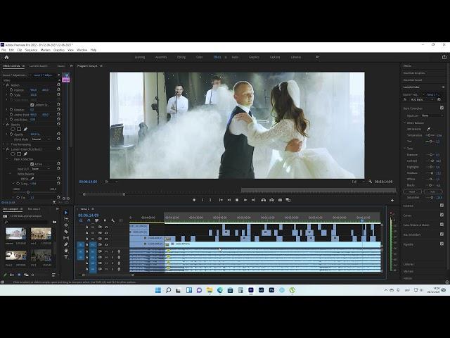 1-й танець / монтаж весільного відео / відеозйомка в 4 камери /lyndaisproduction /adobe premiere pro