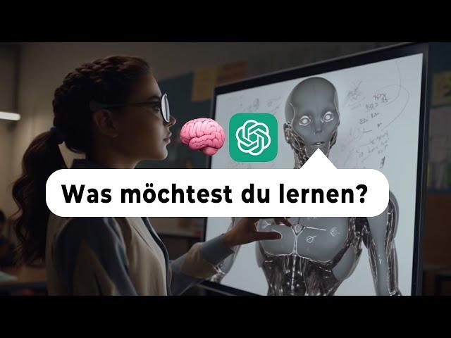 Mit ChatGPT alles schnell LERNEN! (KI für Uni, Schule, Hausarbeit)