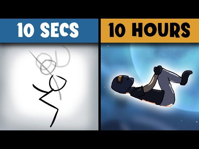 Animating a Backflip in 10 Seconds vs 10 Hours