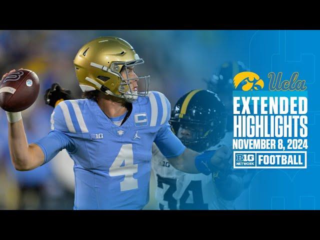 Iowa at UCLA | Extended Highlights | Big Ten Football | 11/08/2024